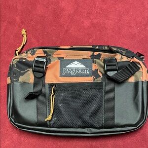 JanSport Men's Camouflage and Black Belt Bag